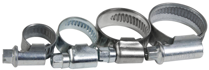 Slangklämma Stål Ø8-32 mm 8-pack Gelia